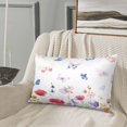 thumbnail image 5 of Lsque Meadow flowers with butterfly Pattern Pillow Case – Soft & Cozy Throw Pillow Cover, Hypoallergenic Cushion Case for Sleeping Women with Envelope Closure-20"x30", 5 of 6