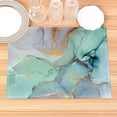 thumbnail image 3 of Alcohol Ink Pattern Placemat Cotton Linen Fabric Table Mats Family Dinner Tableware Kitchen Table Mat, 3 of 7