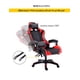 thumbnail image 4 of Silla Gamer Beckon PRO Roja con bordado, 4 of 6