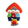 thumbnail image 6 of Personalized Family of 3 Christmas Ornament 2024 - Outdoor Camper Family Ornament Firepit Camp Decor, 6 of 10