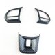 thumbnail image 5 of 9 Unids ABS Cubierta del Botón para Volante de Coche Pegatina Decoración Interior para MG5 MG6 MG ZS Estilo de Coche Fibra de Carbono, 5 of 5