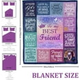 thumbnail image 5 of Granddaughter Blanket from Grandma, to My Granddaughter Gifts from Grandma, Granddaughter Gifts for Birthday Graduation Gifts for Granddaughter Ultra-Soft Flannel Fleece Throw Blanket 50"x60", 5 of 5