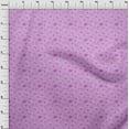 thumbnail image 4 of oneOone Viscose Jersey Purple Fabric Floral Craft Projects Decor Fabric Printed By The Yard 60 Inch Wide, 4 of 4