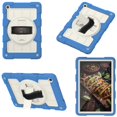 thumbnail image 5 of Allytech Shockproof Case for Samsung Galaxy Tab A9+ Plus 11" 2023 SM-X210 X215, Rugged Shoulder Strap Rotating Stand Shoulder Strap Kids Friendly Bumper Heavy Duty Shockproof Case - Skyblue, 5 of 10