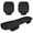 Black, variant on Hearth & Gear Non Car Seat Pad For Summer Breathable And Refreshing 2024 Universal Bottom Seat Covers For Cars Of Front Seats Weat Car Seat Cover Car Protector Leather Seats Floor Desk Seat Booster