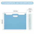 thumbnail image 2 of 1pcs Sac de Rangement vertical pour Orgue Multi-Couches Rétractable, Bleu (Couleur), 2 of 5