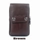 thumbnail image 5 of Funda Universal Para Teléfono Funda Protectora De Cuero Funda Protectora Con Cinturón Cinturón Con Funda Para Cinturón Funda Para El Teléfono Móvil café Sunnimix Bolso de cintura multifuncional, 5 of 8