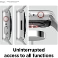 thumbnail image 5 of elago Clear Shield Case Compatible with Apple Watch 7, Compatible with iWatch 45mm 41mm Full Protection (Hard PC + Tempered Glass Material), Full Acess to Screen, Charge Directly (45mm, Clear Matte), 5 of 5