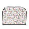 thumbnail image 2 of Fotbe Summer Floral for Four Slice Toaster Cover, Fingerprint Protector, Super Soft Appliance Cover And Dust Cover,Bread Dust Cover & Fingerprint Protection, 2 of 7