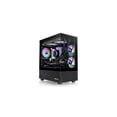 thumbnail image 2 of Thermaltake View 170 TG ARGB Black Micro-ATX Case; 3x120mm ARGB Fans included; Supports Up to 280mm Radiator; Front & Side Dual Tempered Glass Panel; CA-1Z4-00M1WN-00; 3 Year Warranty, 2 of 5