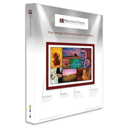 UPC: 0616806673968 | Breathing Color Aqueous Optica One Smooth Matte Fine Art Paper  300gsm  15.4mil  17×25   25 Sheets