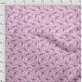 thumbnail image 4 of oneOone Viscose Jersey Pink Fabric Paisleys Quilting Supplies Print Sewing Fabric By The Yard 60 Inch Wide, 4 of 7
