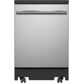 thumbnail image 1 of GE 24" Stainless Steel Interior Portable Dishwasher Stainless Steel - GPT225SSLSS, 1 of 7