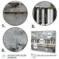 thumbnail image 3 of Designart "Minimalist Harmony Grey and White Piano Keys" Music Framed Wall Art - Vintage Grey Music Piano Entryway Framed Wall Art Print, 3 of 6