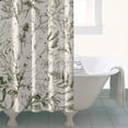 thumbnail image 5 of 36" x 72" Bright Floral Shower Curtain Vibrant Flower Print Rust-Resistant Grommets, 5 of 5