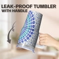 thumbnail image 5 of Bohemian Design 20oz Tumbler with Lids & Straws, Stainless Steel Insulated Travel Mug, Double Wall Vacuum Cup, Leakproof Thermal, 5 of 5
