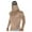 Khaki, variant on Taqqpue Men's Performance Fishing Hoodie UPF 50  UV Sun Protection Long Sleeve Shirts Solid Color Sun Hooded Shirt with Mesh Face Mask