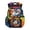 Color Splash Graffiti Baseball Player, variant on Axolotl Kids Backpack for Girls, Cartoon Salamander Print School Bag Lightweight/Breathable/Durable/Waterproof Multi-Pocket Book Bag for Elementary Students