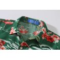 thumbnail image 5 of SSLR Big Boys Flamingos Hawaiian Shirt Button Down Shirt Short Sleeve Luau Shirt for Kids, 5 of 8