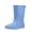 Sky Blue, variant on Wdhugt Women Mid-Calf Rain Boots Casual Versatile Cool Eye-Catching Waterproof Trendy Outdoor Fall Winter Comfortable Height-Increasing Heel Material Pvc Size 3 Us Foot Length 8.86 Inches