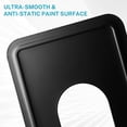 thumbnail image 4 of 8.5 in Extra Large Heavy Duty Metal Book Ends Black Universal Premium Bookends for Shelves Non Skid Bookend Book Stopper for Books Movies CDs Games 8.5 x 5.9 x 7.8 in 2 Pairs, 4 of 6