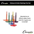 thumbnail image 4 of Champion Sports Deluxe 6-Color Batting Tee Set - 22" to 47" - Set of 6, 4 of 5
