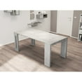 thumbnail image 2 of Casabianca Modern Erika Engineered Wood Italian Extendable Console Table in Gray, 2 of 7