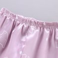 thumbnail image 7 of LNMQLPDBS Baby Girl Outfits Summer Silk Satin Loungewear Set Trendy Print Comfy Outfit Short Sleeve Button-Down Shirts and Pants 2Pcs Clothes Set, 7 of 7