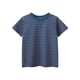 thumbnail image 2 of Blusas y camisas de manga corta con cuello redondo Camiseta de rayas de manga corta con cuello redondo de verano para niños Top informal versátil para bebés para usar al aire libre Conjunto de poliést, 2 of 4