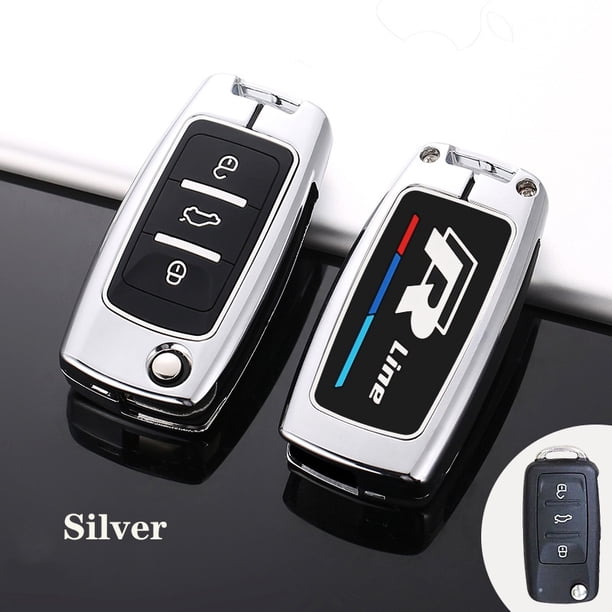 ZOBIG Para Buick Car Key Fob Funda Carcasa Para VW Volkswagen Jetta GTI Passat Magotan Tiguan Golf 3 Botones riginal Control Remoto Cubierta Shell huangjie unisex