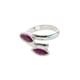 thumbnail image 1 of Anillo para Mujer con Cristal Fino Swarovski Navette–  Bañado en Rodio– Anillo Elegante y Brillante-Aretes de Mujer de Moda, Joyería para Mujer de Moda– Regalo especial Ortiz Espinosa Temporada, 1 of 2