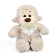 Joyfay 10 inch Stuffed Monkey Animal Plushie Plush Toy for Adults Children Christmas Wedding Anniversary Birthday Valentine's Day Gift