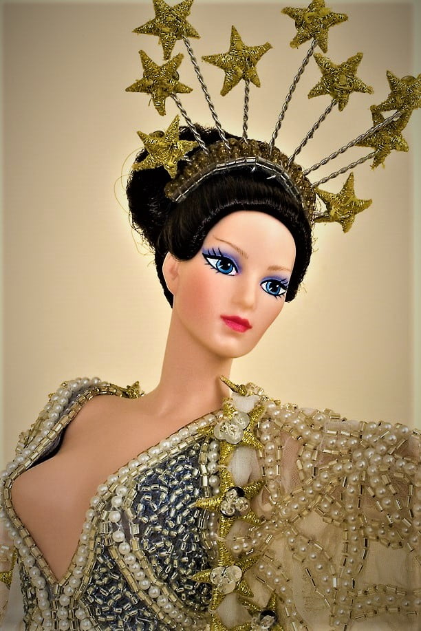 klinker Verstenen Pas op Erte Stardust Porcelain Barbie Doll Limited Edition 1st in a Series 1994  Mattel - Walmart.com