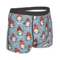 thumbnail image 2 of Rateoe Snowflake Christmas gnome Mens Boxer Briefs Poly Spandex Performance Boxer Briefs Underwear Hem Boxer Briefs - X-Large, 2 of 8