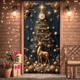 thumbnail image 6 of Festive Design Christmas Banner Holiday Decoration Reindeer Image New Year Celebration Happy Holidays for Indoor Decoration Party Celebration Family Gathering, 6 of 9