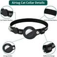 thumbnail image 3 of Airtag Cat Collar Breakaway, Reflective Kitten Collar with Apple Air Tag Holder and Bell for Girl Boy Cats, 0.4 Inches in Width and Lightweight, 3 of 7