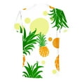 thumbnail image 5 of Njoeus Black T Shirts For Men Mens Undershirts Cool Pineapple Graphic T-Shirts For Men Summer Casual Shirts Cute Fruit Print Crew Neck Tees Funny Beach Tops Men'S Athletic Shirts & Tees On Clearance, 5 of 5