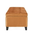 thumbnail image 5 of Wood Frame & 250 lbs Load / Practical Ottoman for Seating and Storage, 5 of 7