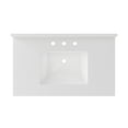 thumbnail image 6 of Craft + Main Qz37228r 37" Quartz Vanity Top - Carrara Vita, 6 of 7