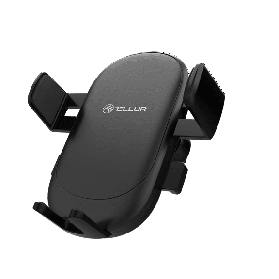 TELLUR CMH10 Car Phone Holder, Compatible with all 4.7 - 6.7 inches smartphones, 360° rotation, Black
