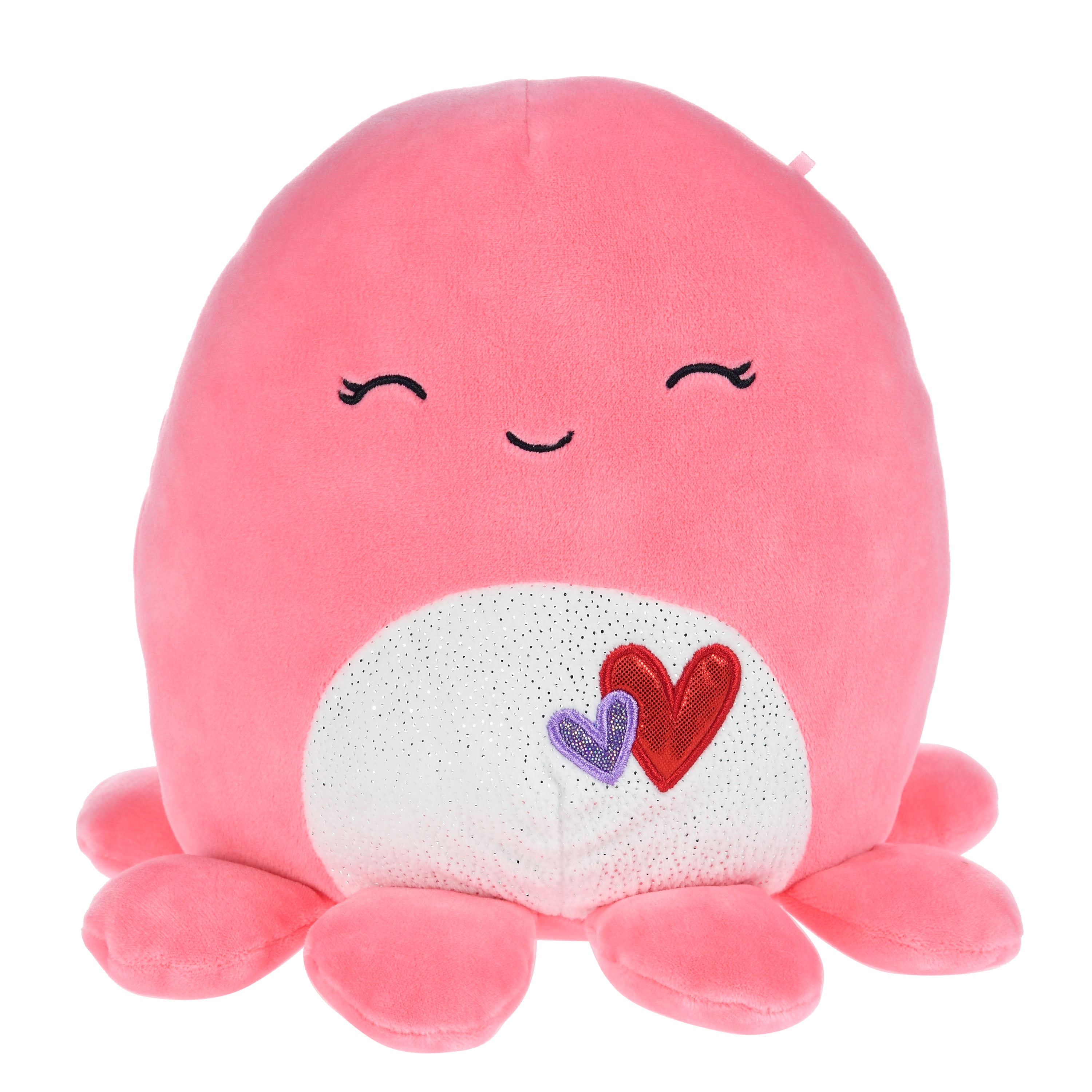 Stackable 12 Inch, Buela Octopus Squishmallows Official Kellytoy Valentines Squad Squishy Soft Plush Toy Animal 