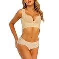 thumbnail image 3 of PEASKJP Shapewear String for Women Col Rond Manches Longues Justaucorps T-Shirts Basiques, un TTG, 3 of 4