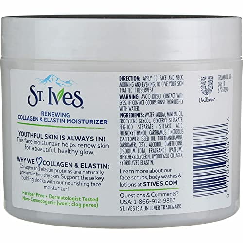 Renewing Collagen and Elastin Moisturizer by St. Ives for Unisex - 283GR