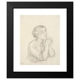 thumbnail image 2 of Wilhelm Marstrand 15x18 Black Modern Framed Museum Art Print Titled - Praying Italian, Breast Image (1810 - 1873), 2 of 5