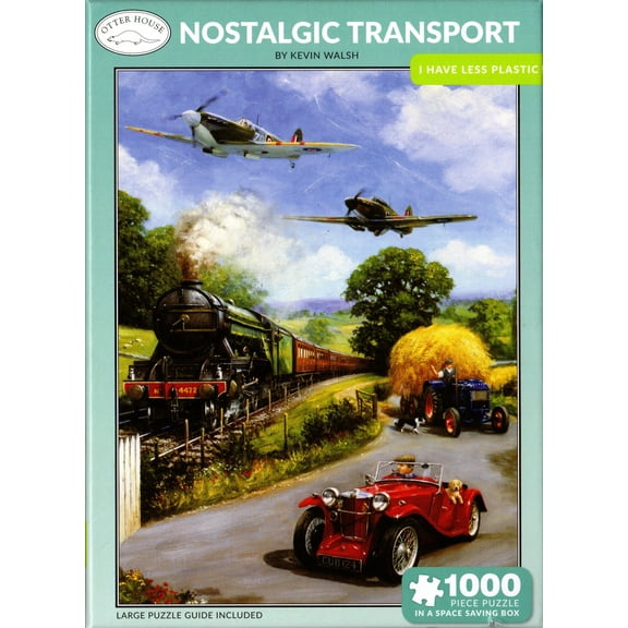 Otter House 1000 Piece Puzzle - Nostalgic Transport