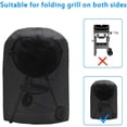 thumbnail image 3 of Funda para barbacoa, funda protectora impermeable para barbacoa de gas, 70 x 75 cm, negra, 3 of 5