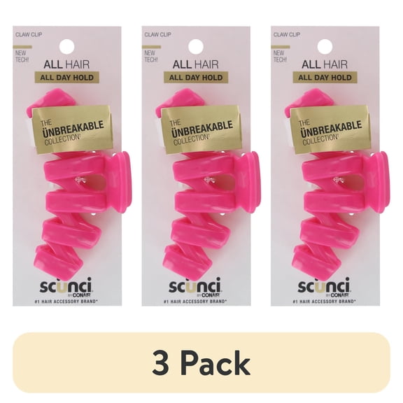 (3 pack) Sc��nci Unbreaklable - Hair claw