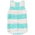 thumbnail image 2 of Aeropostale Camiseta sin mangas a rayas para mujer, verde, extra pequeña Aeropostale Camiseta sin mangas, 2 of 2