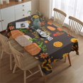 thumbnail image 2 of Thanksgiving Day Tablecloth Wrinkle Resistant Washable Tablecolths Table Covers Thanksgiving Fall Maple Leaves Pumpkin Table Cover for Thanksgiving Party Decorations Favors Rectangle,60x84inch, 2 of 5