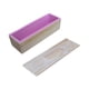 thumbnail image 3 of Moldes rectangulares de silicona para jabón con tapa de madera, flexibles y hechos a mano. Rosa, 3 of 9
